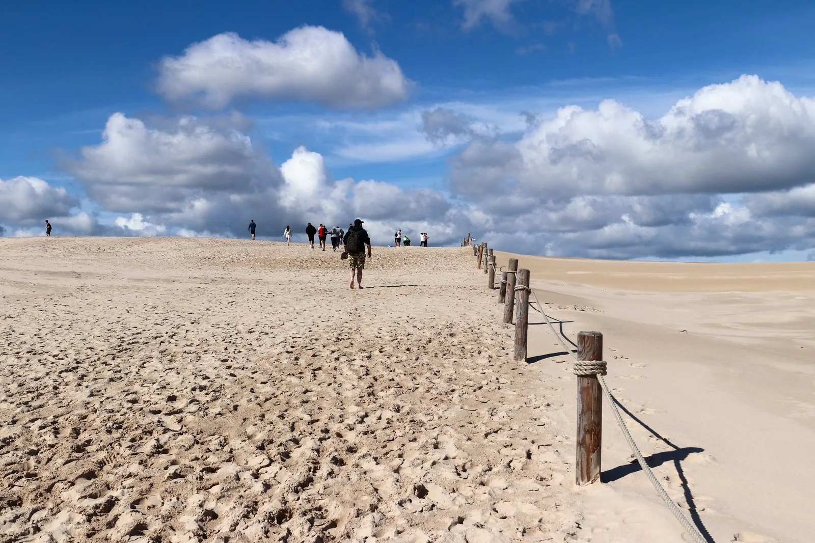 La longue pointe de sable de Grenen à Skagen, au nord du Danemark